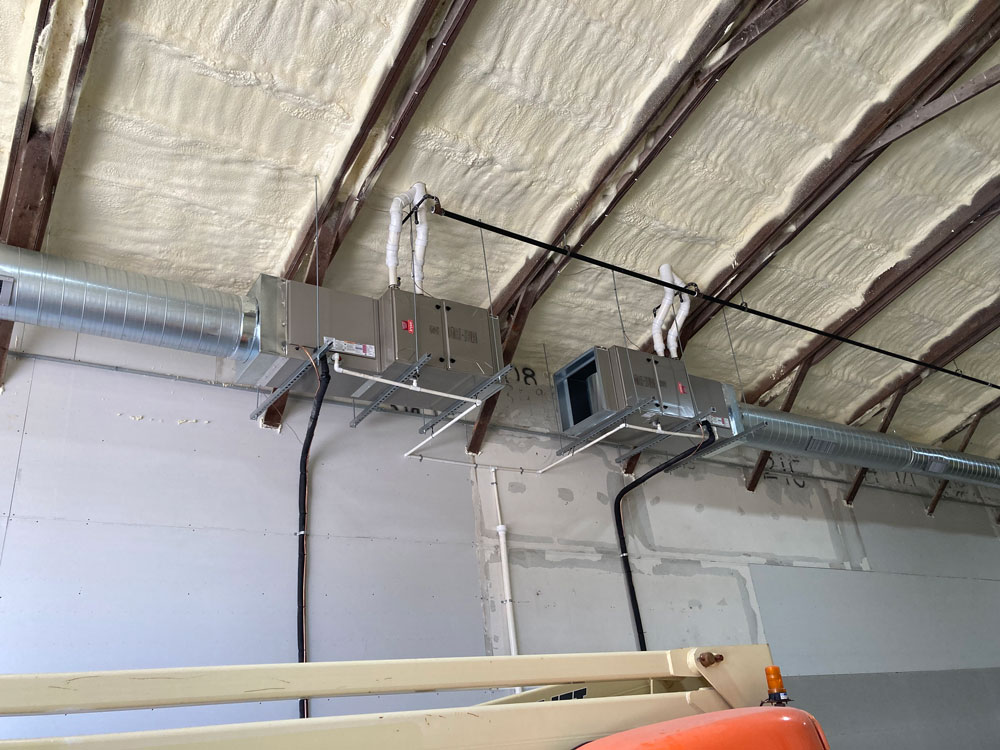 Furnace installation project by Schneider Plumbing and HVAC in Seymour Indiana