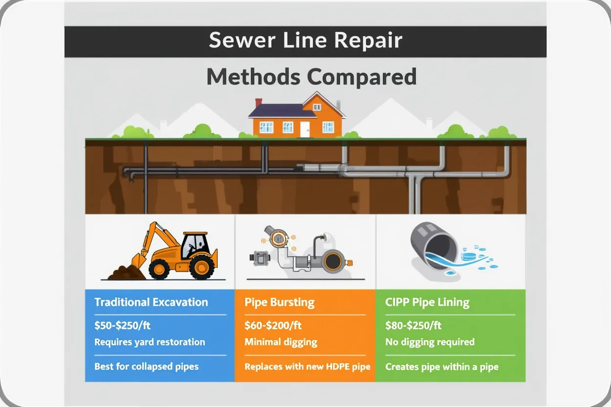 Sewer line inspection and repair planning in Seymour Indiana
